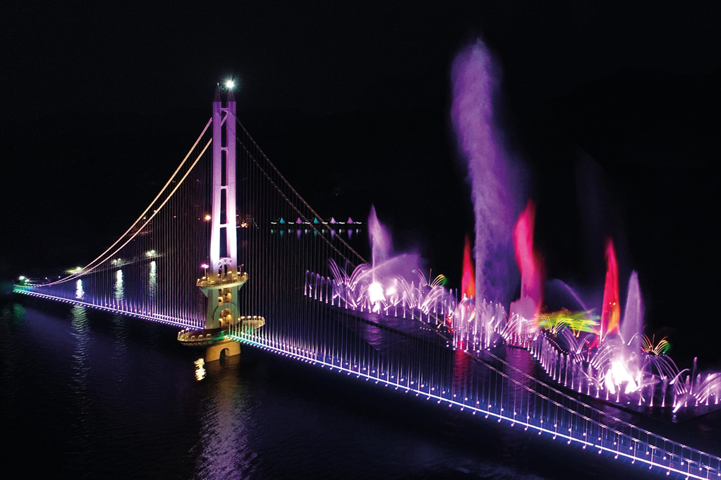 礼唐観光地
				(礼唐湖吊橋＆音楽噴水、礼唐湖モノレール)