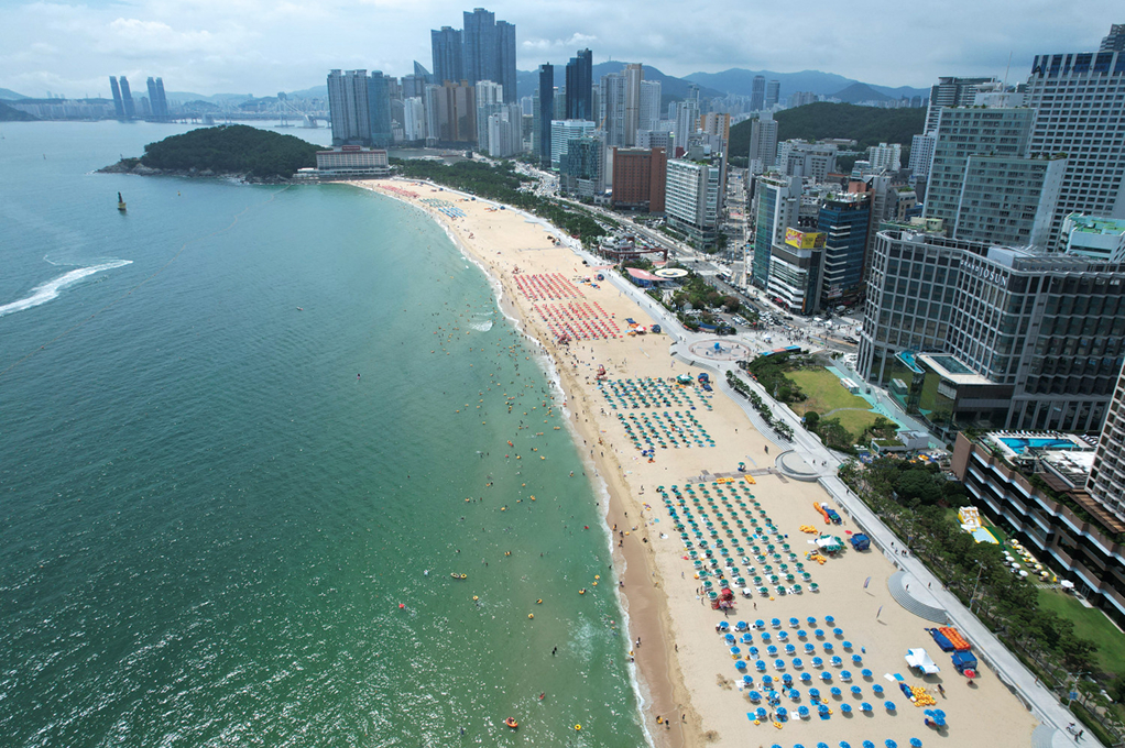 ヘウンデ(海雲台)＆ソンジョン(松亭)海水浴場