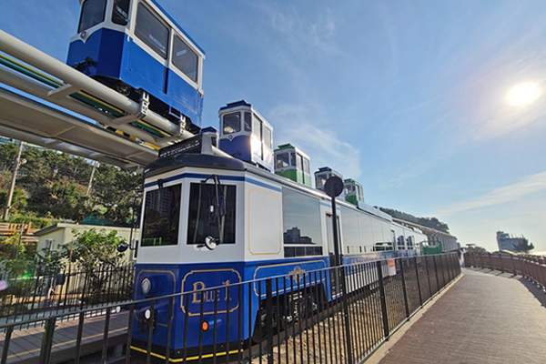 全身で楽しむ釜山の海