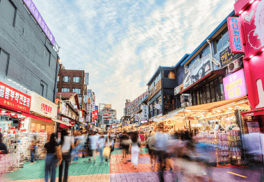 韓国でのショッピング