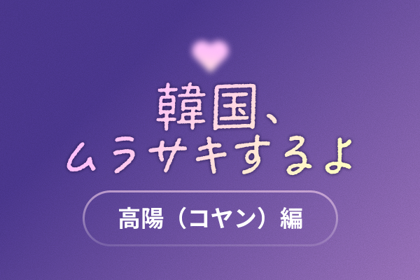 [高陽（コヤン）編] 韓国、ムラサキするよ 韓国観光公社 ARMY 歓迎キャンペーン