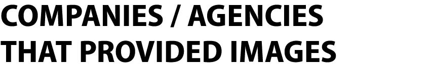 Companies / Agencies that Provided Images